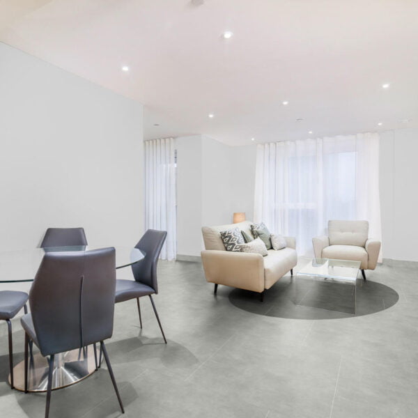 PVC Eterogen Topaz Stencil Concrete LIGHT GREY