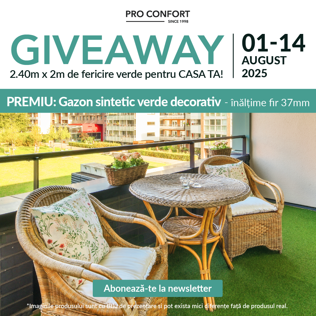 Concurs August 2025 | Pro Confort Carpet