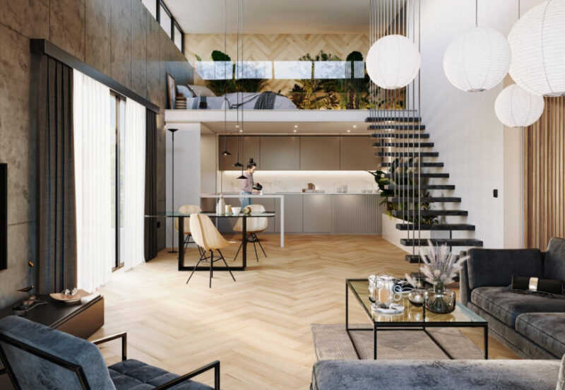 SPC Click Amaron Herringbone – YANKEE OAK – 5mm CA 153 8