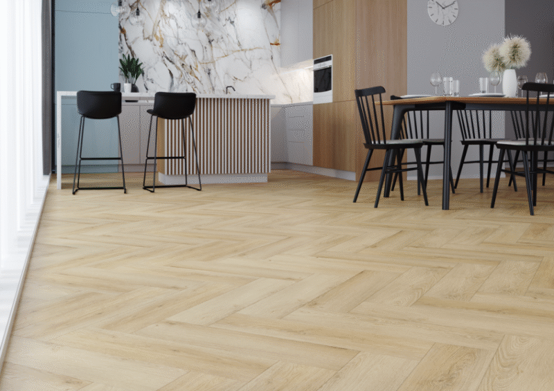 SPC Click Amaron Herringbone – PRESTON OAK – 5mm CA 167 6