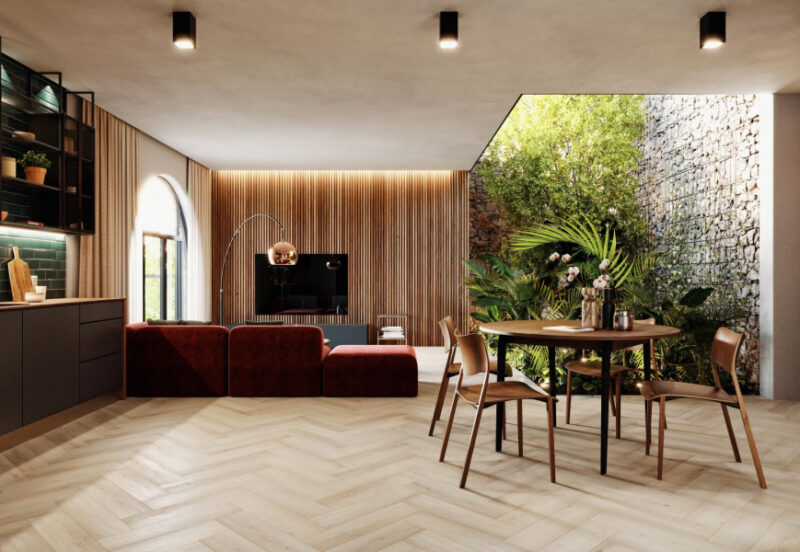 SPC Click Amaron Herringbone – PRESTON OAK – 5mm CA 167 5