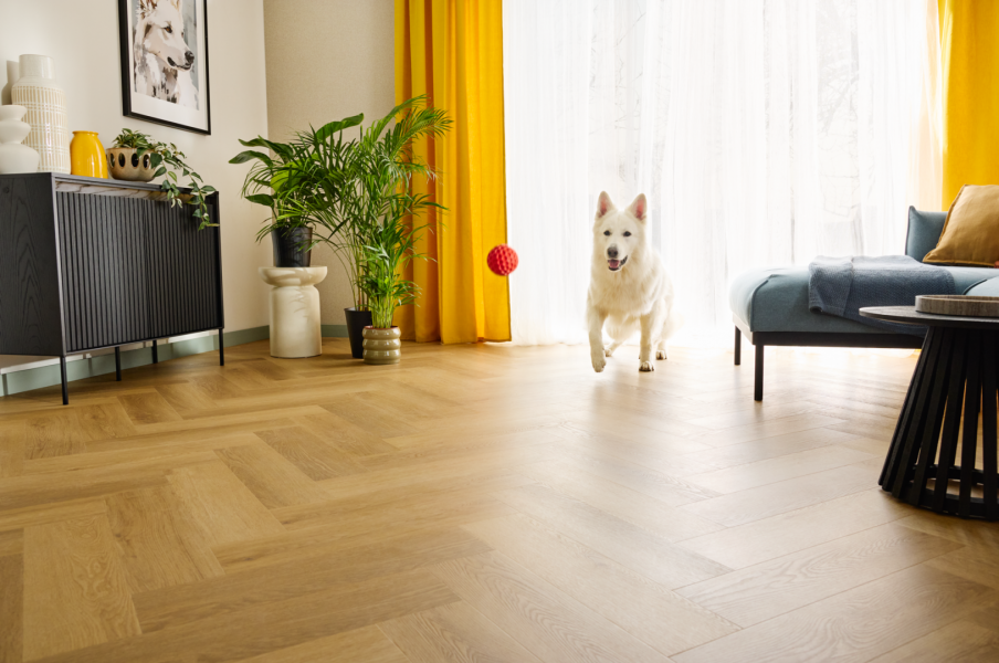 SPC Click Amaron Herringbone – WINDSOR OAK – 5mm CA 184 2