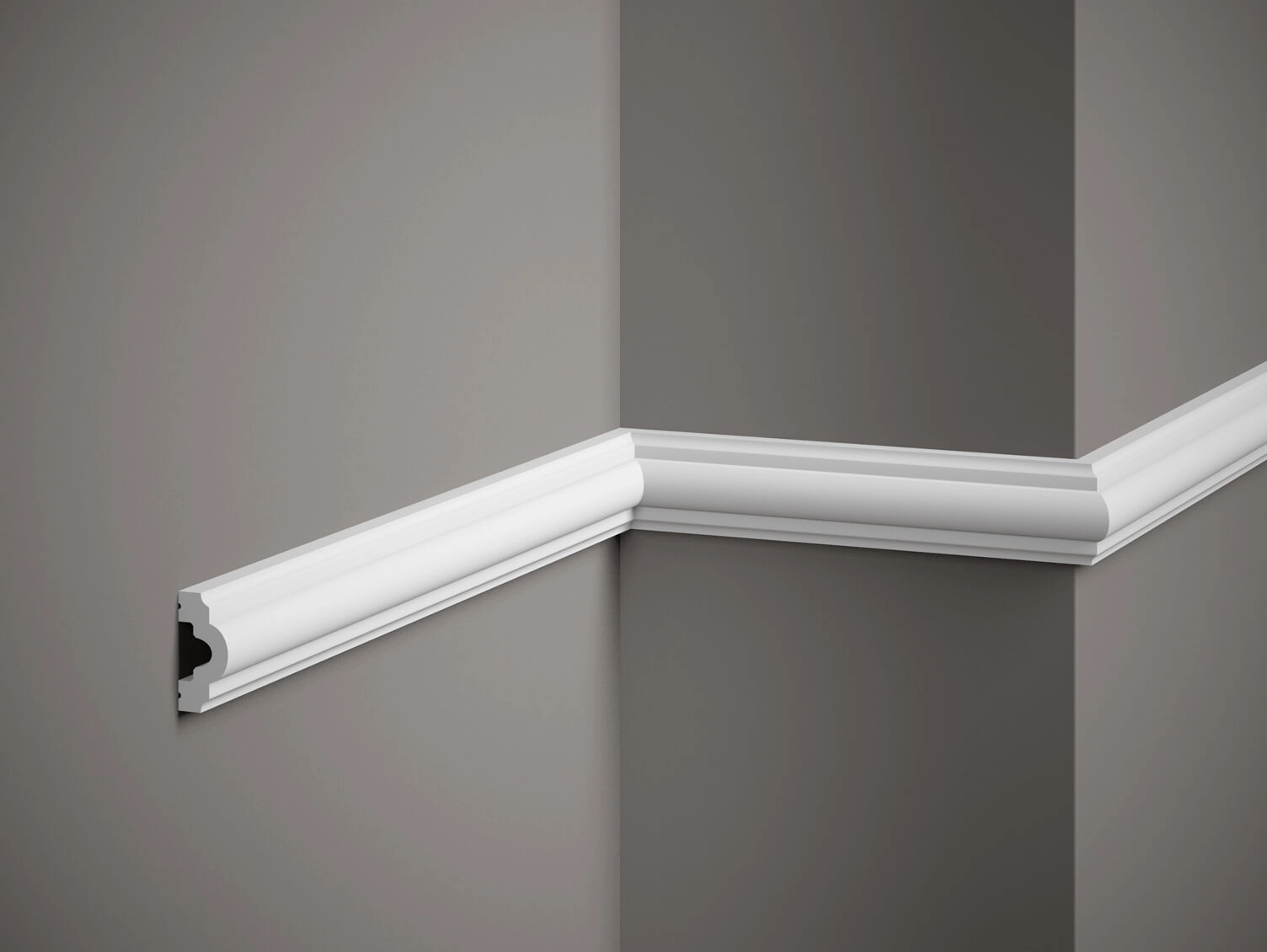 Brau decorativ polimer dur MD003 22X10X2000mm