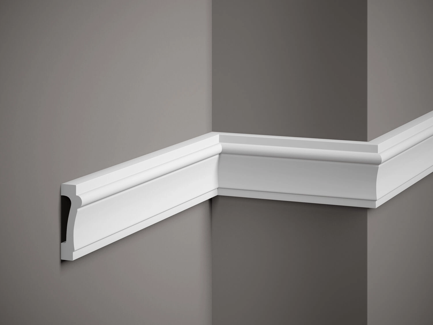 Brau decorativ polimer dur MD003 22X10X2000mm 2