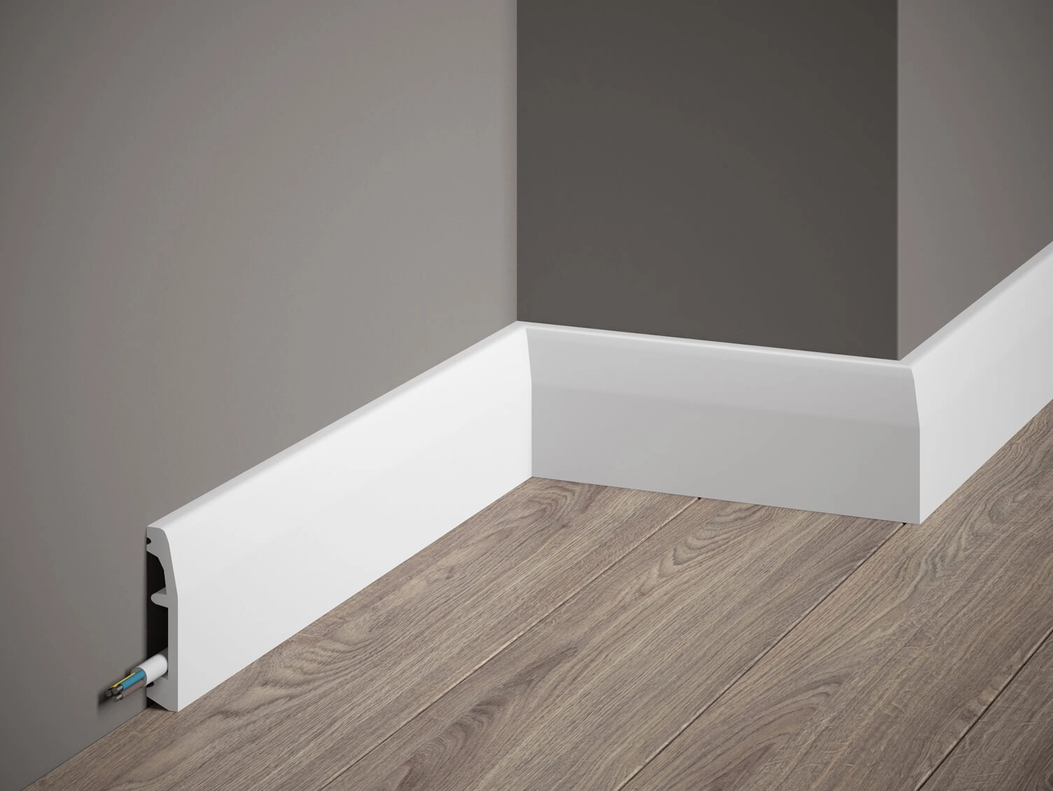 Plinta decorativa polimer dur MD014 80x14x2000mm 2