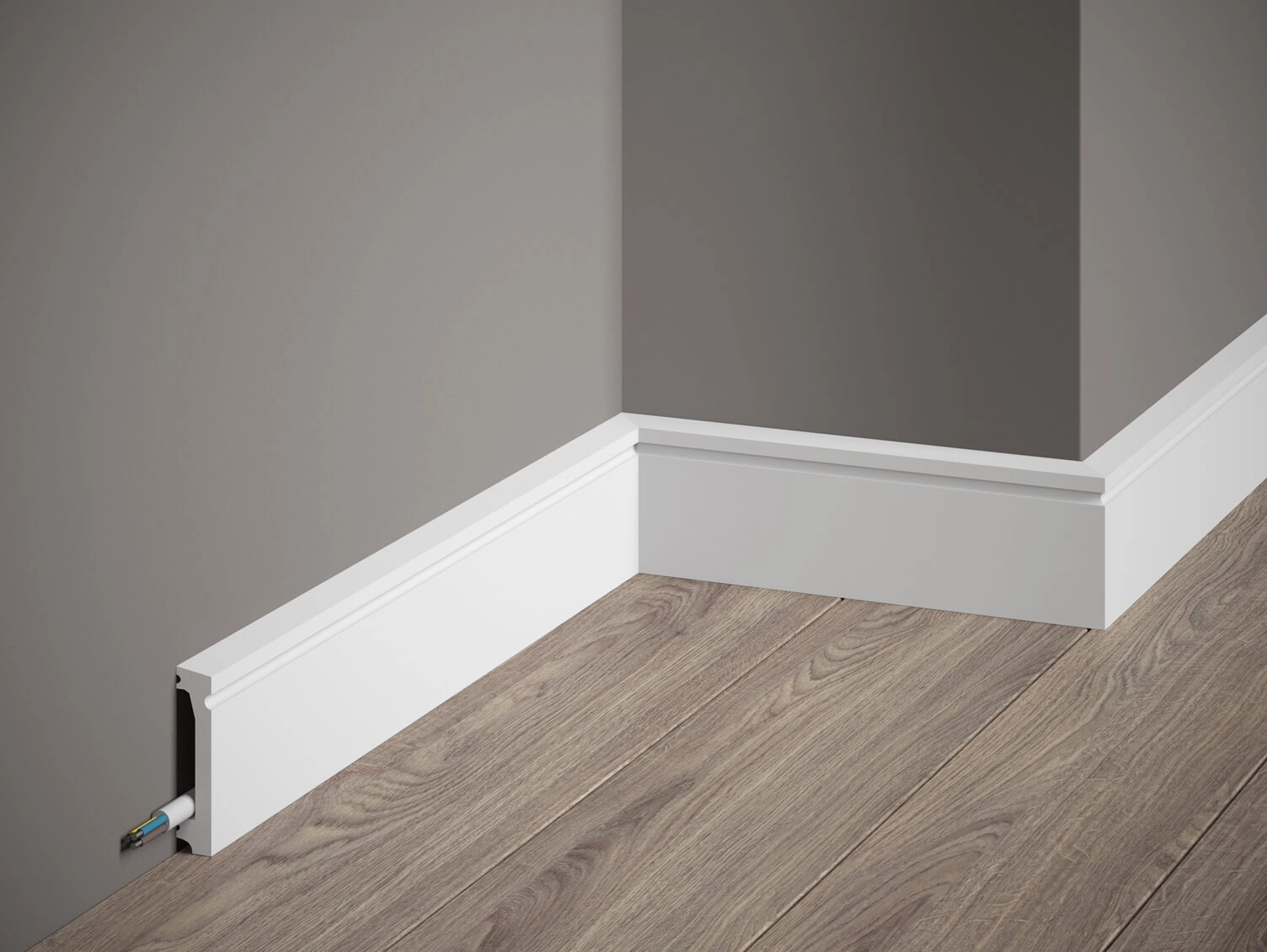 Plinta decorativa polimer dur MD030 80x17x2000mm