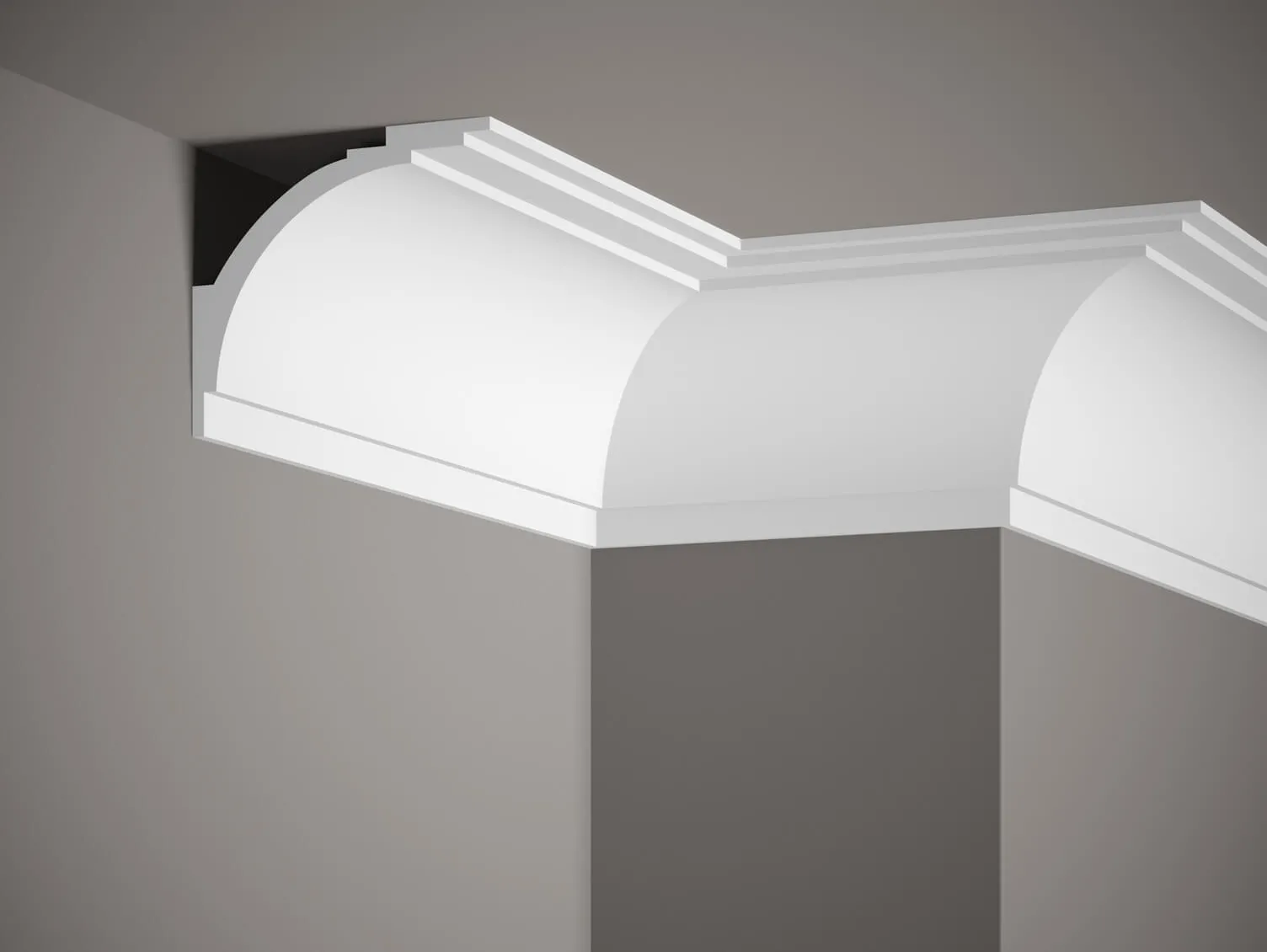 Cornisa decorativa polimer dur MD070 72x40x2000mm 2