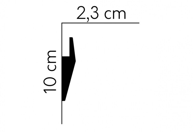 Cornisa decorativa polimer dur MD016 100x23x2000mm 5