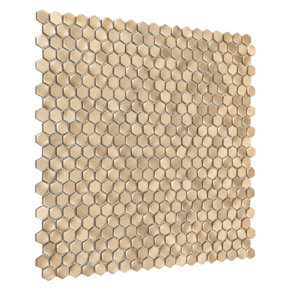 Mozaic ceramic Allumi Gold Hexagon 14 3