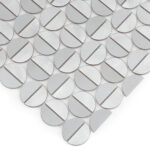 Mozaic metalic Allumi Tabs Silver 10