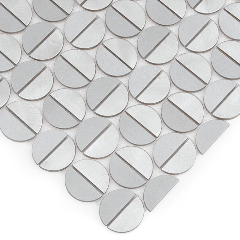 Mozaic metalic Allumi Tabs Silver 4