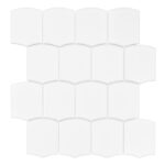 Mozaic ceramic Arcado White matt 9