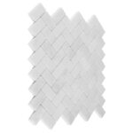 Mozaic pardosela Eastern White Herringbone 48 9