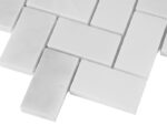 Mozaic pardosela Eastern White Herringbone 48 10
