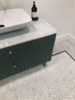 Mozaic pardosela Eastern White Herringbone 48 8