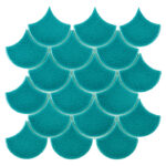 Mozaic ceramica Mini Fish Scale Bali 88 12