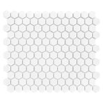 Mozaic ceramica Mini Hexagon White 12