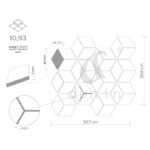 Mozaic ceramic Mini Rombic White - Pro Confort Carpet Mozaic ceramic Mini Rombic White 14