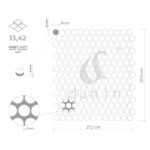 Mozaic ceramic Miss Penny Grey Mix 14