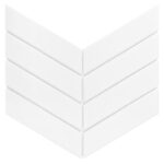 Mozaic ceramic Royal Chevron White matt 12