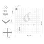 Mozaic sticla Vitrum Diamond Mix 131 8