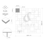 Mozaic sticla Vitrum Dual 001 12