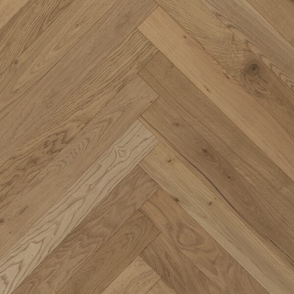 Parchet triplu-stratificat Milano Herringbone 90° Naturale