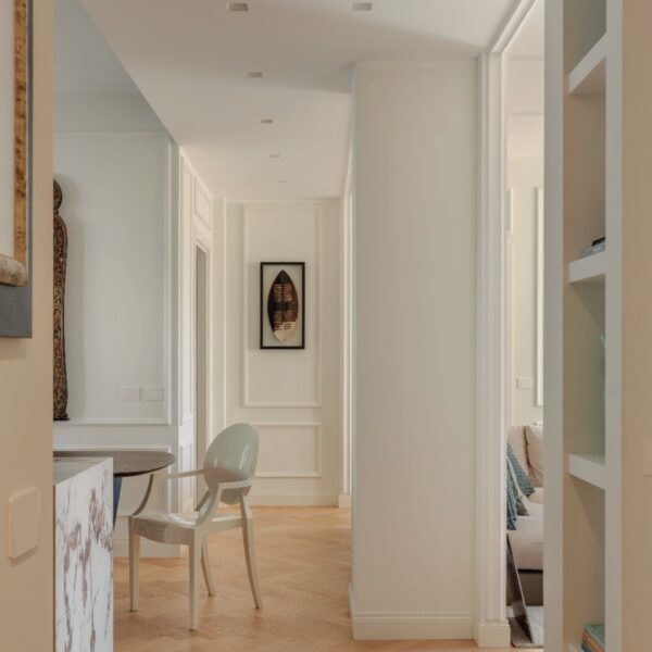 Parchet stratificat Milano Herringbone 90° Naturale